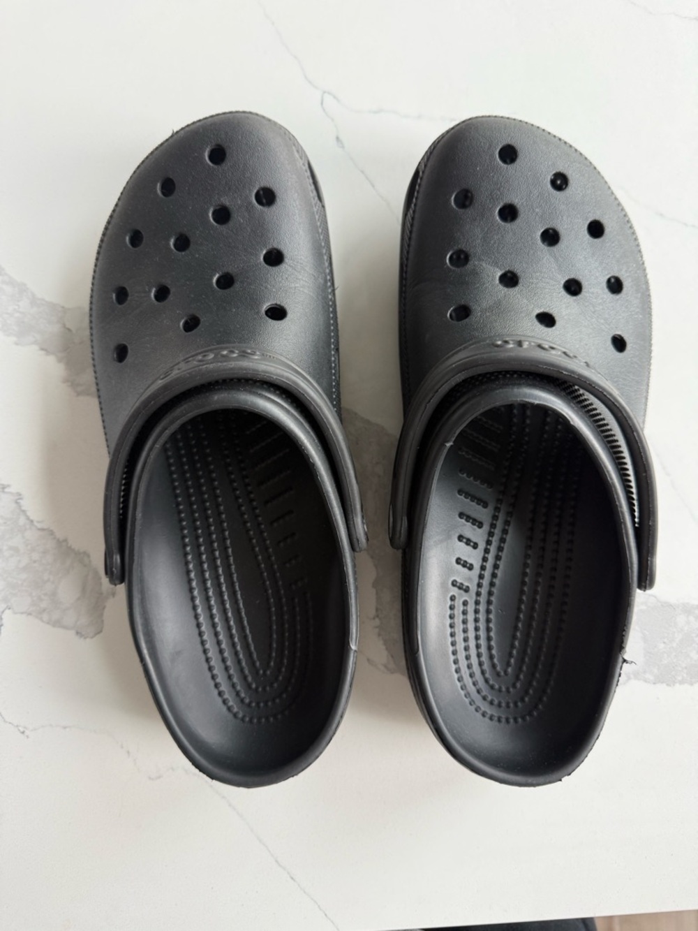 Crocs Classic Clog Shoes - Black - Size 11